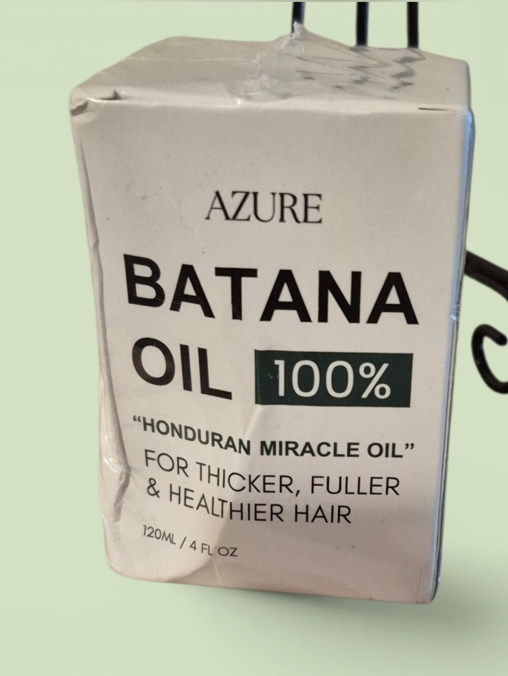 Azure Batana Oil 100% - Honduran Miricle Oil Natural Hair Treatment (White) 4 Fl